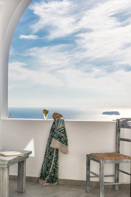 Aspronisi Luxury Villa With Caldera View Megalochori  Zimmer foto